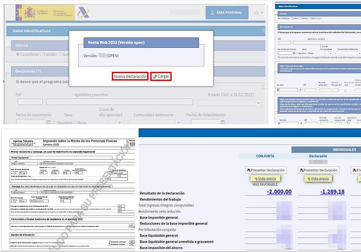 Renta Web Open 2022 2023 Así funciona el simulador de la Renta